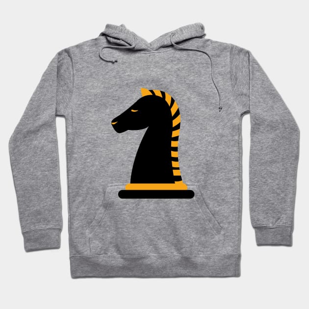 Black and Orange Knight Hoodie by C3llsD